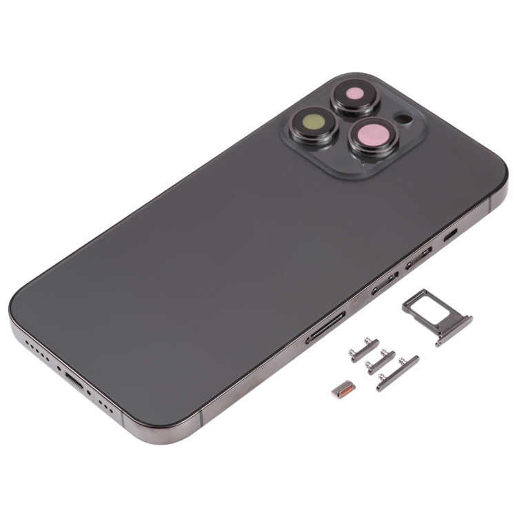 Back Housing Cover with SIM Card Tray & Side  Keys & Camera Lens for iPhone 13 Pro