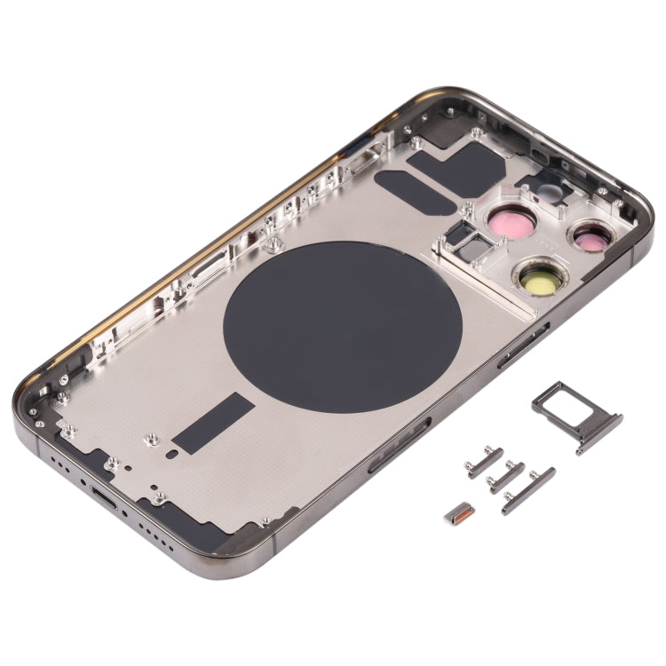 Back Housing Cover with SIM Card Tray & Side  Keys & Camera Lens for iPhone 13 Pro