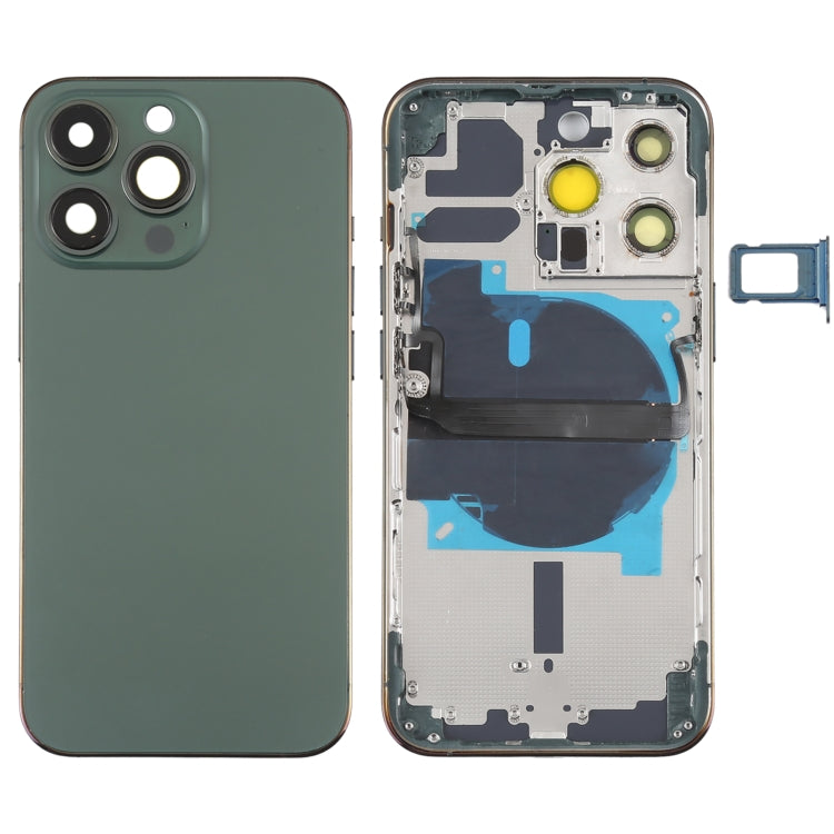 For iPhone 13 Pro Battery Back Cover with Side Keys & Card Tray & Power + Volume Flex Cable & Wireless Charging Module, For iPhone 13 Pro(Assembly)