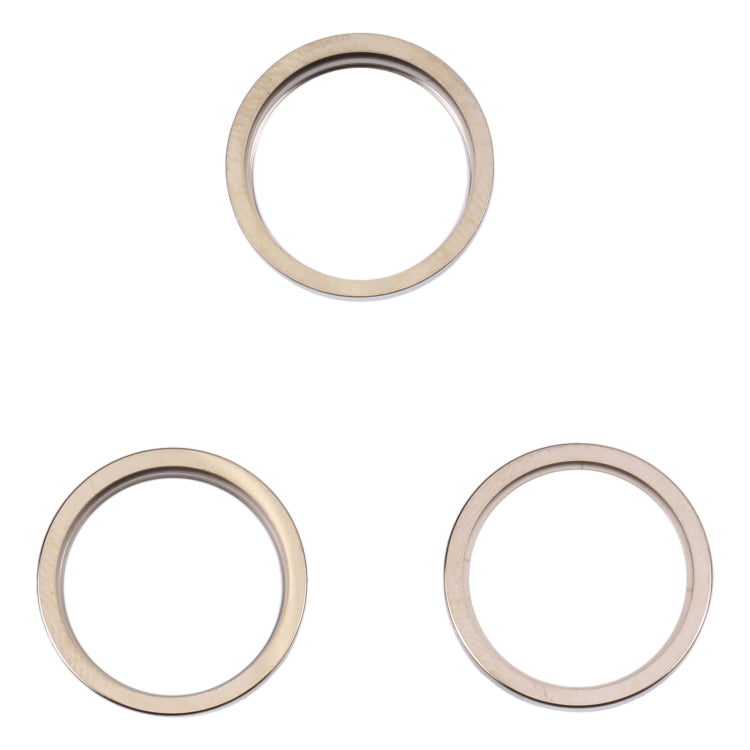 For iPhone 14 Pro 3PCS Rear Camera Glass Lens Metal Outside Protector Hoop Ring, For iPhone 14 Pro
