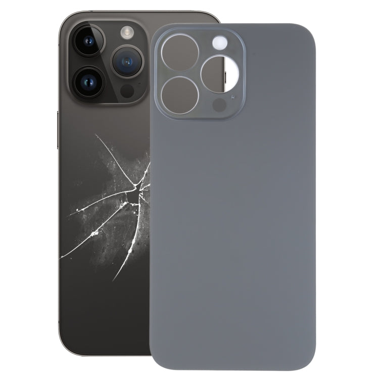Easy Replacement Big Camera Hole Glass Back Battery Cover for iPhone 14 Pro, For iPhone 14 Pro(Not Disassemble)