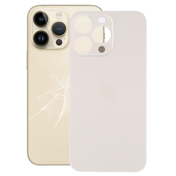 Easy Replacement Big Camera Hole Glass Back Battery Cover for iPhone 14 Pro, For iPhone 14 Pro(Not Disassemble)
