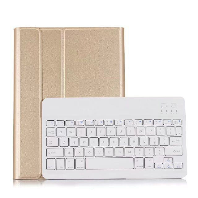 Detachable Bluetooth Keyboard + Horizontal Flip Leather Tablet Case with Holder for iPad Pro 9.7 inch, iPad Air, iPad Air 2, iPad 9.7 inch (2017), iPad 9.7 inch (2018)