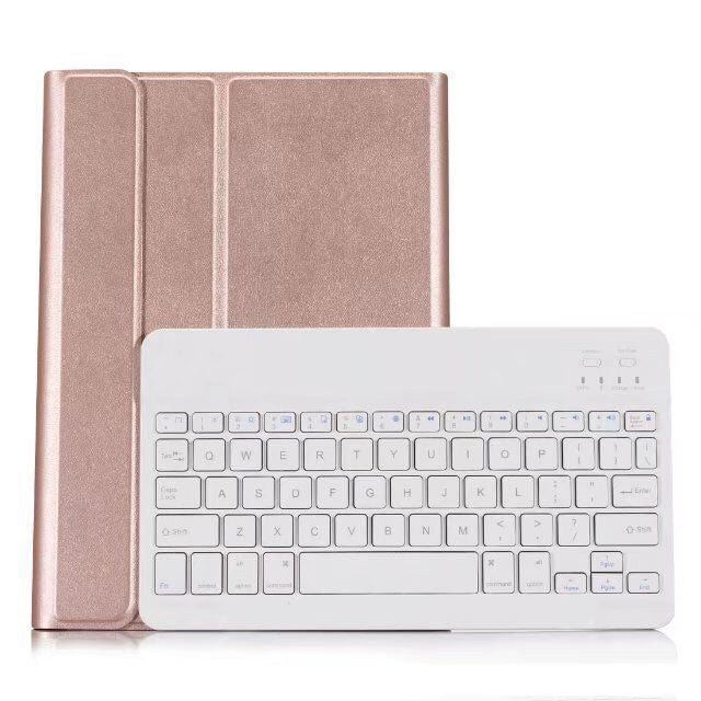 Detachable Bluetooth Keyboard + Horizontal Flip Leather Tablet Case with Holder for iPad Pro 9.7 inch, iPad Air, iPad Air 2, iPad 9.7 inch (2017), iPad 9.7 inch (2018)