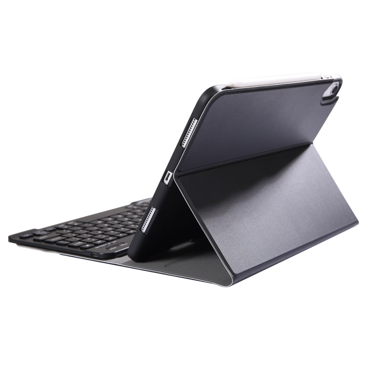 A11B Bluetooth 3.0 Ultra-thin ABS Detachable Bluetooth Keyboard Leather Tablet Case for iPad Pro 11 inch （2018）, with Pen Slot & Holder