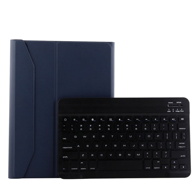 1130B Detachable Bluetooth 3.0 ABS Brushed Texture Keyboard + Lambskin Texture Leather Tablet Case for iPad Pro 11 inch (2018), with Three-gear Adjustment / Magnetic / Sleep Function