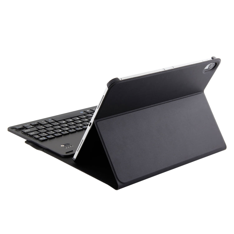 1139B Detachable Bluetooth 3.0 Aluminum Alloy Keyboard + Lambskin Texture Leather Tablet Case for iPad Pro 11 inch (2018), with Three-gear Adjustment / Magnetic / Sleep Function