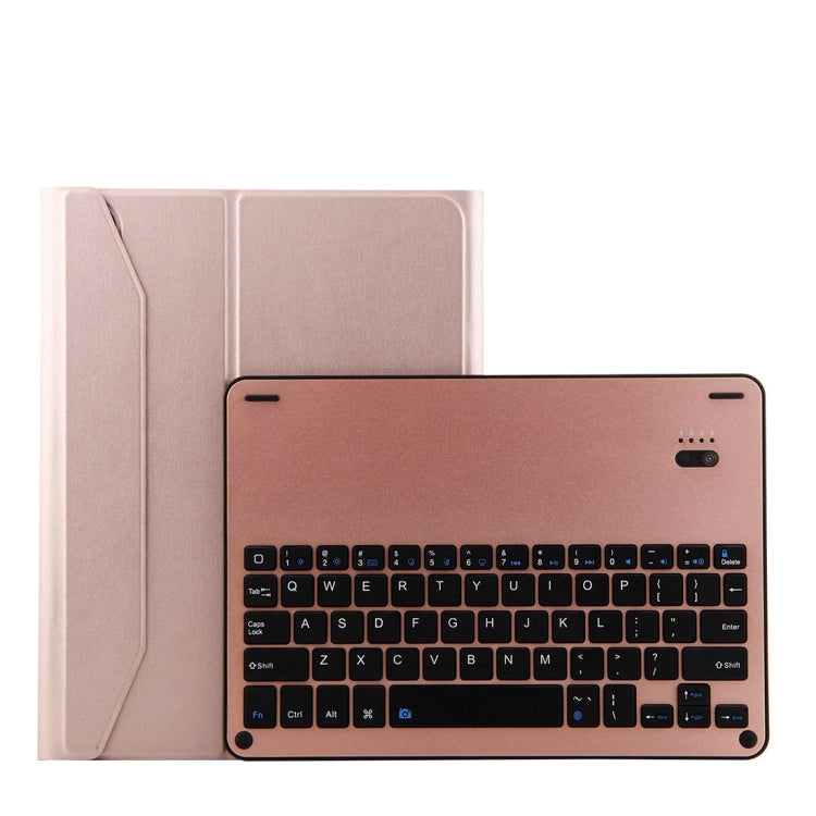 1139B Detachable Bluetooth 3.0 Aluminum Alloy Keyboard + Lambskin Texture Leather Tablet Case for iPad Pro 11 inch (2018), with Three-gear Adjustment / Magnetic / Sleep Function