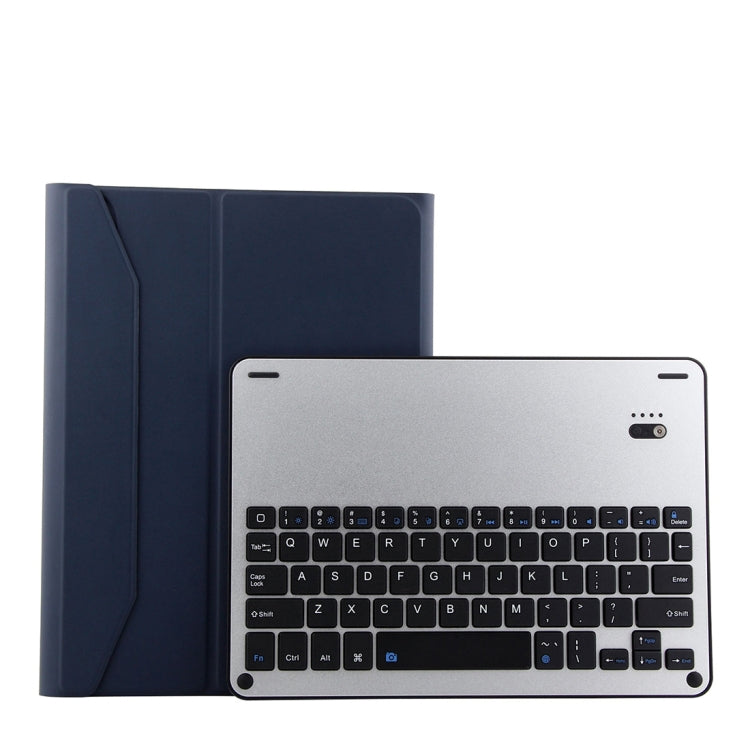 1139B Detachable Bluetooth 3.0 Aluminum Alloy Keyboard + Lambskin Texture Leather Tablet Case for iPad Pro 11 inch (2018), with Three-gear Adjustment / Magnetic / Sleep Function