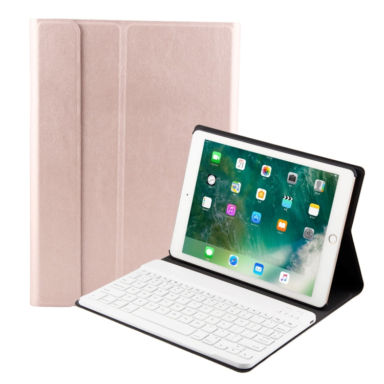 FT-1030 Bluetooth 3.0 ABS Brushed Texture Keyboard + Skin Texture Leather Tablet Case for iPad Air / Air 2 / iPad Pro 9.7 inch, with Three-gear Angle Adjustment / Magnetic / Sleep Function