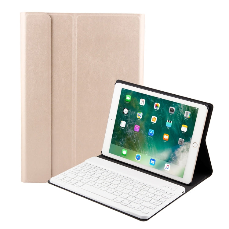 FT-1030 Bluetooth 3.0 ABS Brushed Texture Keyboard + Skin Texture Leather Tablet Case for iPad Air / Air 2 / iPad Pro 9.7 inch, with Three-gear Angle Adjustment / Magnetic / Sleep Function