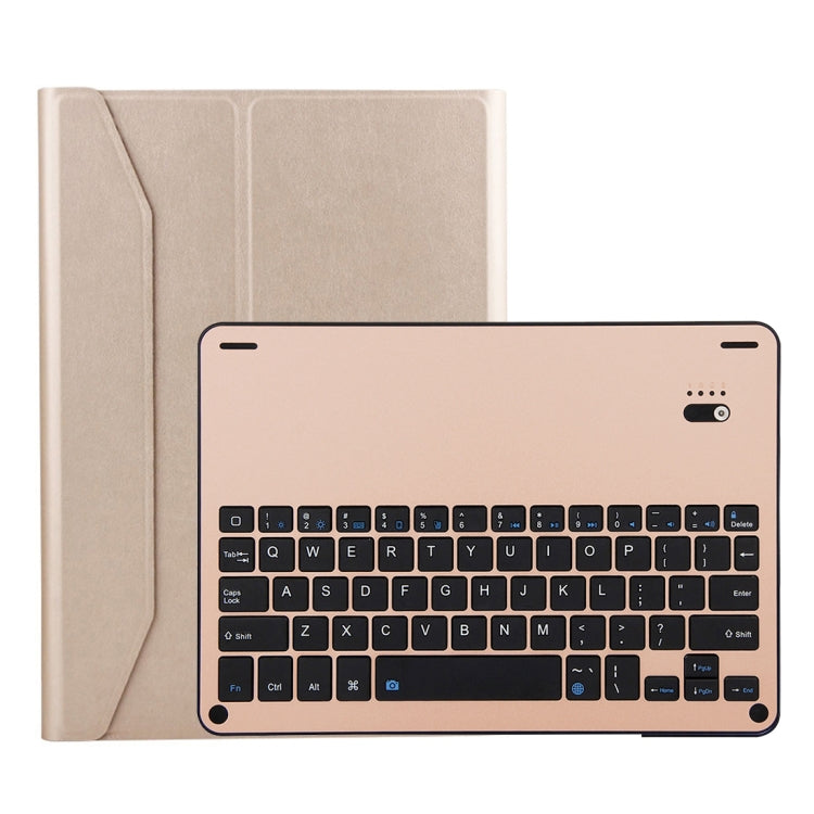 FT-1038B Detachable Bluetooth 3.0 Aluminum Alloy Keyboard + Lambskin Texture Leather Tablet Case for iPad Air / Air 2 / iPad Pro 9.7 inch, with Water Repellent / Three-gear Angle Adjustment / Magnetic / Sleep Function