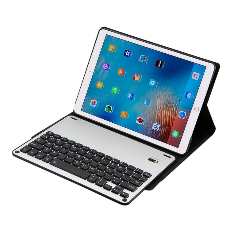 FT-1039B Detachable Bluetooth 3.0 Aluminum Alloy Keyboard + Lambskin Texture Leather Tablet Case for iPad Pro 10.5 inch / iPad Air (2019), with Water Repellent / Three-gear Angle Adjustment / Magnetic / Sleep Function