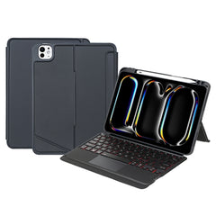 T13B-AS Detachable Rotating Backlit Touch Bluetooth Keyboard Case For iPad Pro 11 2024, For iPad Pro 11 2024
