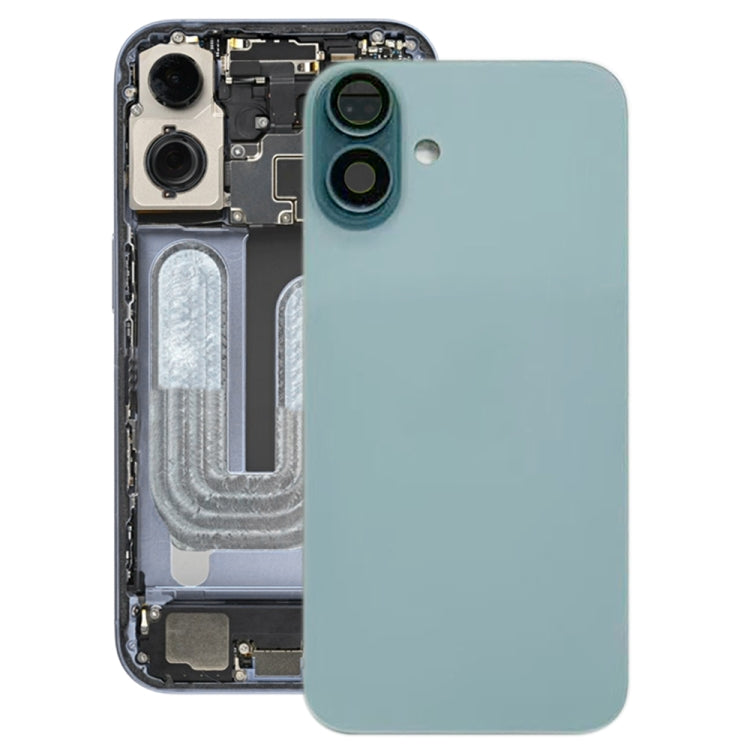 For iPhone 16 Battery Back Cover with Camera Lens Cover