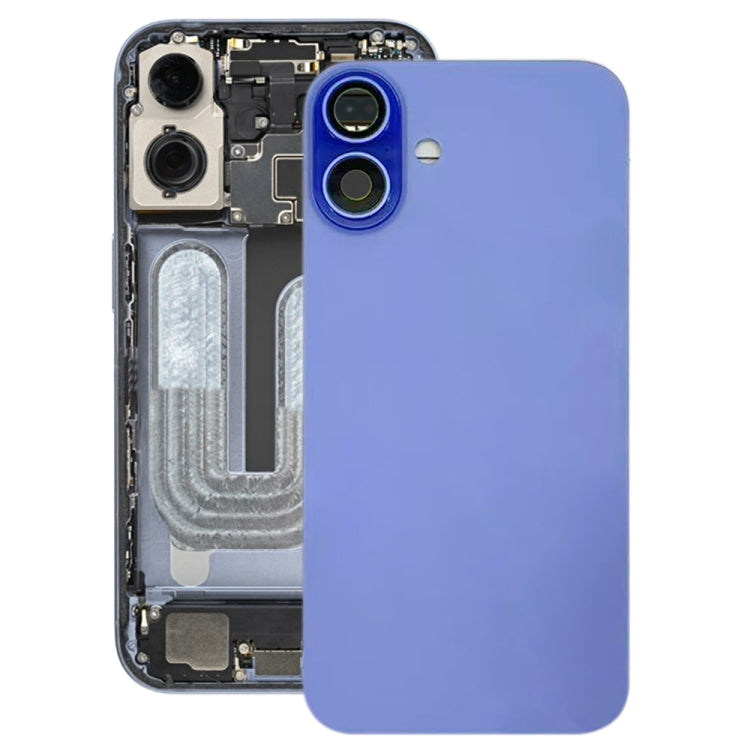 For iPhone 16 Battery Back Cover with Camera Lens Cover