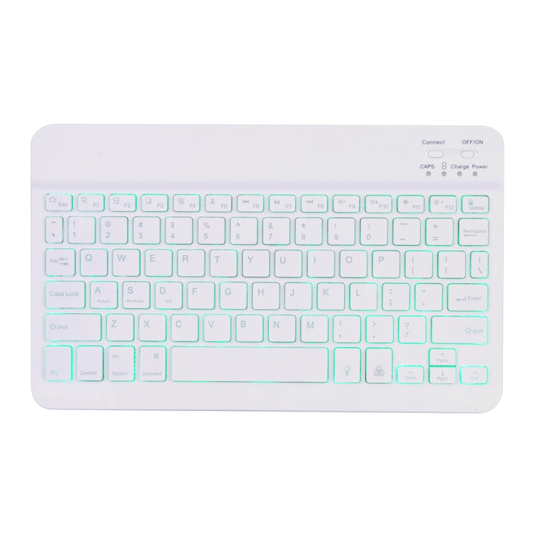 X-11BS Skin Plain Texture Detachable Bluetooth Keyboard Tablet Case for iPad Pro 11 inch 2020 / 2018, with Pen Slot & Backlight