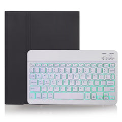 X-11BS Skin Plain Texture Detachable Bluetooth Keyboard Tablet Case for iPad Pro 11 inch 2020 / 2018, with Pen Slot & Backlight