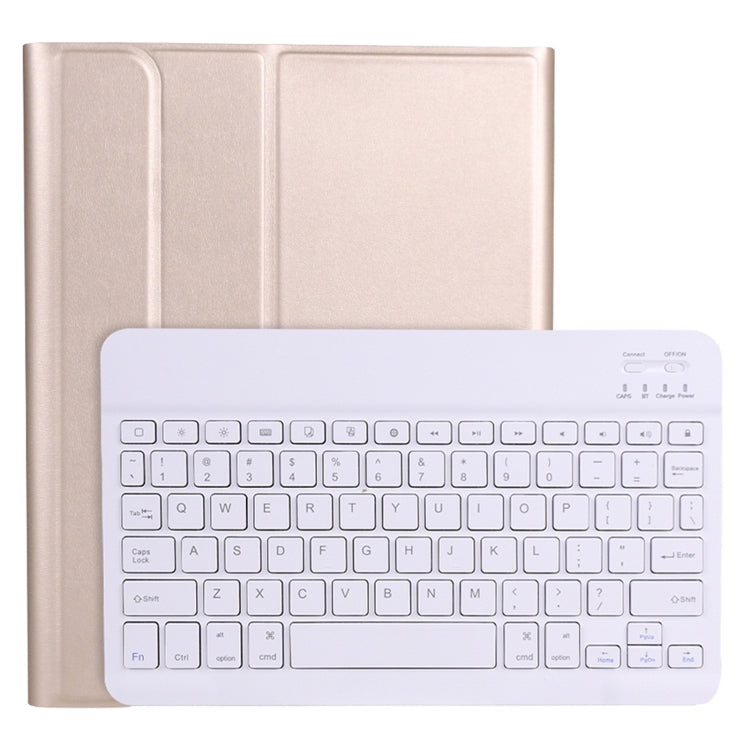 A11B Bluetooth 3.0 Ultra-thin ABS Detachable Bluetooth Keyboard Leather Tablet Case with Holder & Pen Slot for iPad Pro 11 inch 2021