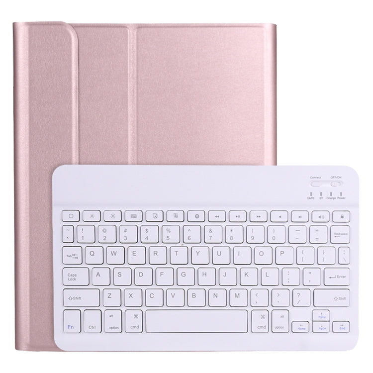 A11B Bluetooth 3.0 Ultra-thin ABS Detachable Bluetooth Keyboard Leather Tablet Case with Holder & Pen Slot for iPad Pro 11 inch 2021