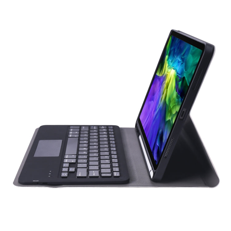 A11B-A Ultra-thin ABS Detachable Bluetooth Keyboard Tablet Case with Touchpad & Pen Slot & Holder for iPad Pro 11 inch 2021