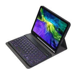 A11BS Ultra-thin ABS Detachable Bluetooth Keyboard Tablet Case with Backlight & Pen Slot & Holder for iPad Pro 11 inch 2021