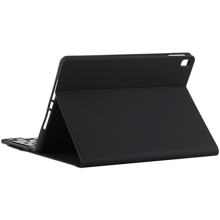 TG11B Detachable Bluetooth Black Keyboard + Microfiber Leather Tablet Case for iPad Pro 11 inch (2020), with Pen Slot & Holder