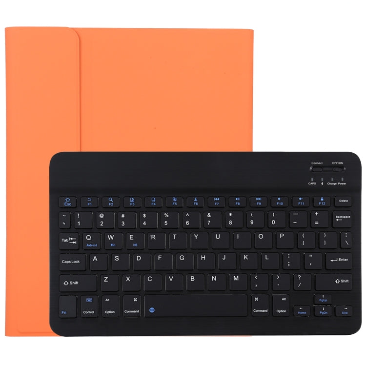 TG11B Detachable Bluetooth Black Keyboard + Microfiber Leather Tablet Case for iPad Pro 11 inch (2020), with Pen Slot & Holder