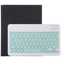 TG11B Detachable Bluetooth Green Keyboard + Microfiber Leather Tablet Case for iPad Pro 11 inch (2020), with Pen Slot & Holder