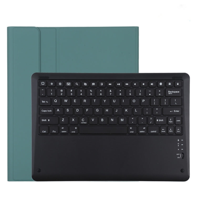 T129 Detachable Bluetooth Black Keyboard Microfiber Leather Tablet Case for iPad Pro 12.9 inch (2020), with Holder