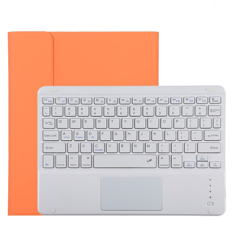 TG11BC Detachable Bluetooth White Keyboard Microfiber Leather Tablet Case for iPad Pro 11 inch (2020), with Touchpad & Pen Slot & Holder