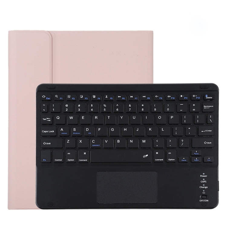 TG11BC Detachable Bluetooth Black Keyboard Microfiber Leather Tablet Case for iPad Pro 11 inch (2020), with Touchpad & Pen Slot & Holder