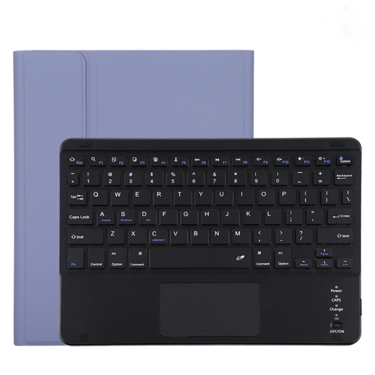 TG11BC Detachable Bluetooth Black Keyboard Microfiber Leather Tablet Case for iPad Pro 11 inch (2020), with Touchpad & Pen Slot & Holder