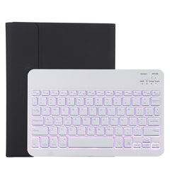 TG11BS Detachable Bluetooth White Keyboard Microfiber Leather Tablet Case for iPad Pro 11 inch (2020), with Backlight & Pen Slot & Holder