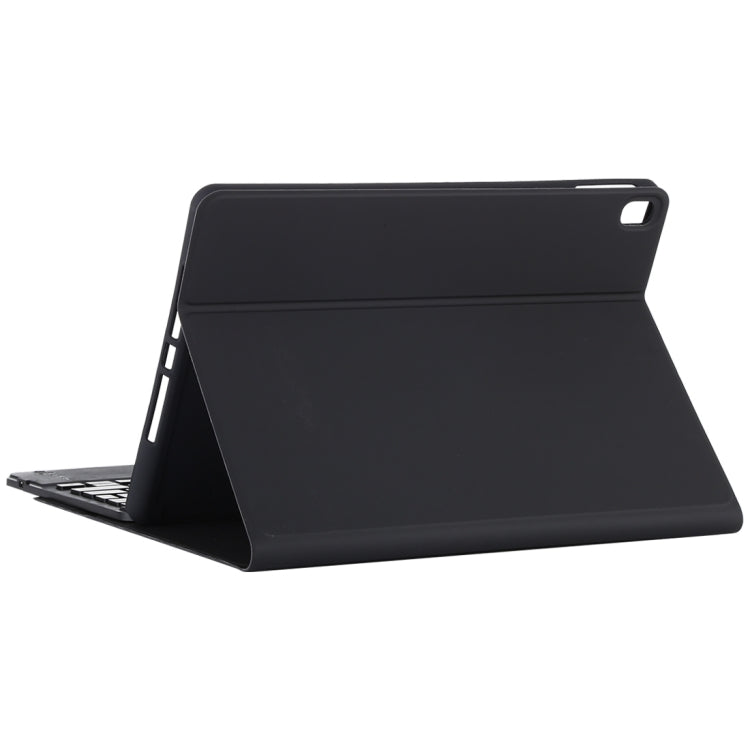 TG-102BCS Detachable Bluetooth Black Keyboard + Microfiber Leather Tablet Case for iPad 10.2 inch / iPad Air (2019), with Touch Pad & Backlight & Pen Slot & Holder