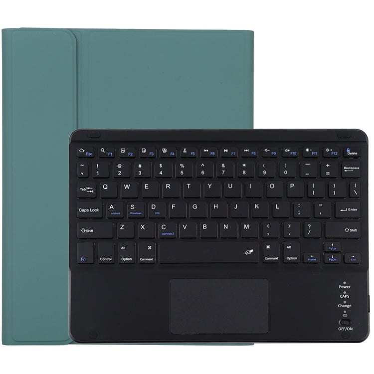 TG-102BC Detachable Bluetooth Black Keyboard + Microfiber Leather Tablet Case for iPad 10.2 inch / iPad Air (2019), with Touch Pad & Pen Slot & Holder