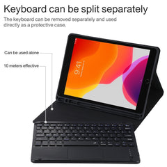 TG97BC Detachable Bluetooth Black Keyboard + Microfiber Leather Tablet Case for iPad 9.7 inch, with Touch Pad & Pen Slot & Holder