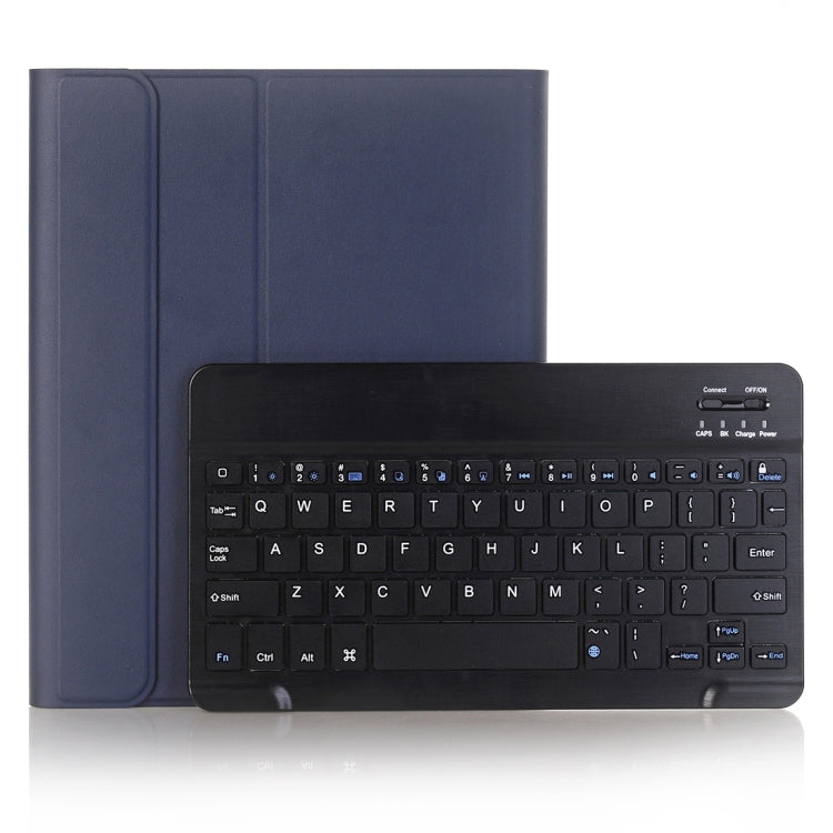 A102B For iPad 10.2 inch 2019 Ultra-thin Detachable Bluetooth Keyboard Leather Tablet Case with Stand & Pen Slot Function