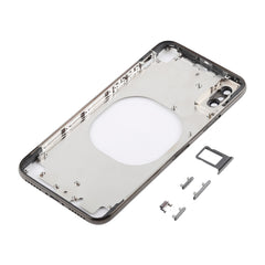 Transparent Back Cover with Camera Lens & SIM Card Tray & Side Keys for iPhone X