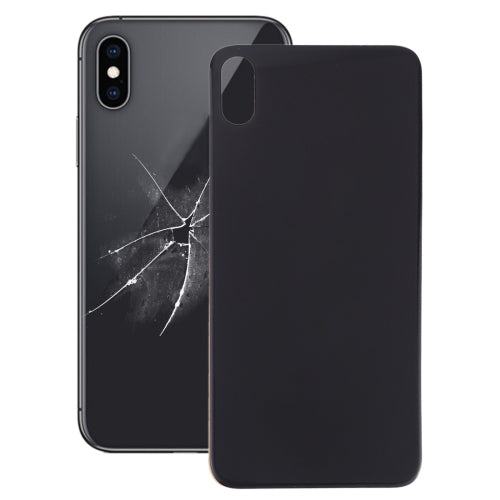 Easy Replacement Big Camera Hole Glass Back Battery Cover with Adhesive for iPhone X