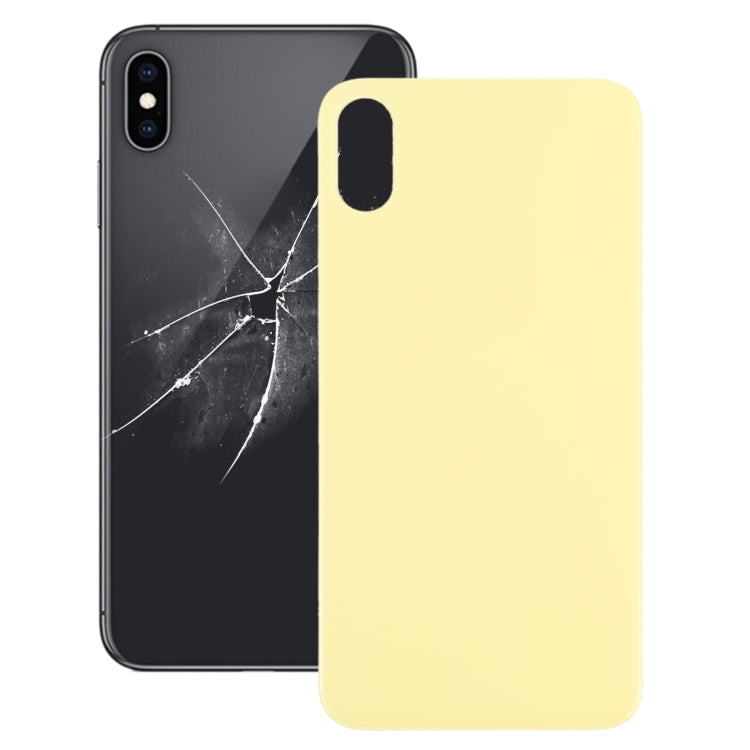 Easy Replacement Big Camera Hole Glass Back Battery Cover for iPhone X / XS