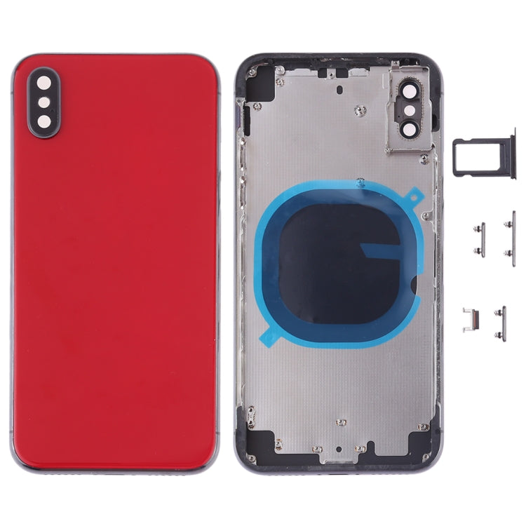 Back Housing Cover with SIM Card Tray & Side keys for iPhone X