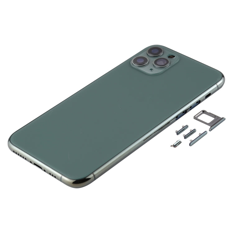 Back Housing Cover with SIM Card Tray & Side keys & Camera Lens for iPhone 11 Pro