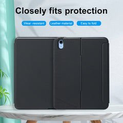 T10-AS For iPad 10th Gen 10.9 2022 Touch Backlight Split Type Bluetooth Keyboard Leather Case