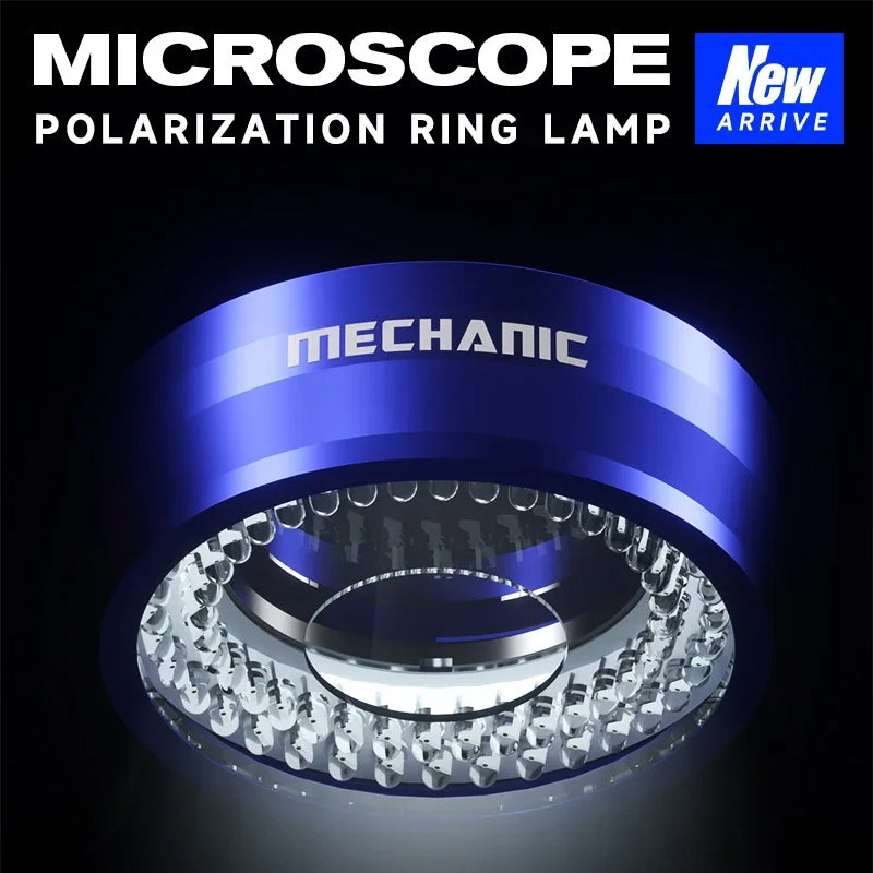 Mechanic LS720 Ultra High Lumen Adjustable Microscope Polarization Ring Lamp for Remover Glare