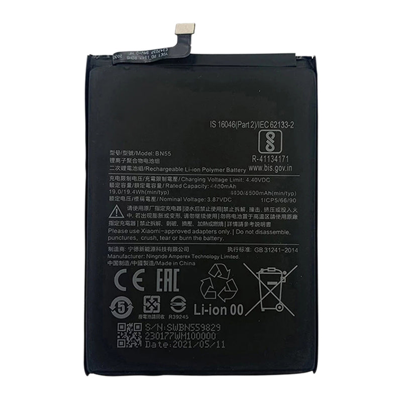 BM55 4500mAh For Xiaomi Mi 10 Ultra Li-Polymer Battery Replacement