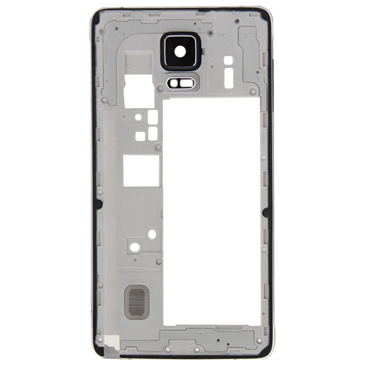 For Galaxy Note 4 / N910F Middle Frame Bezel Back Plate Housing Camera Lens Panel