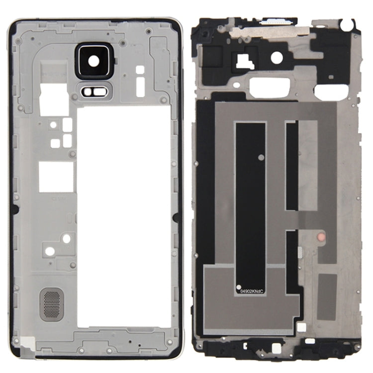 For Galaxy Note 4 / N910F Full Housing Cover (Front Housing LCD Frame Bezel Plate + Middle Frame Bezel Back Plate Housing Camera Lens Panel )