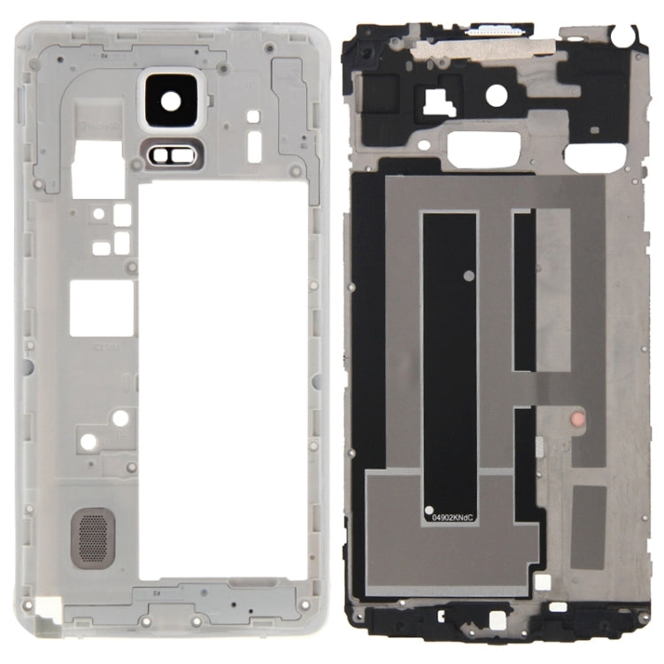 For Galaxy Note 4 / N910F Full Housing Cover (Front Housing LCD Frame Bezel Plate + Middle Frame Bezel Back Plate Housing Camera Lens Panel )