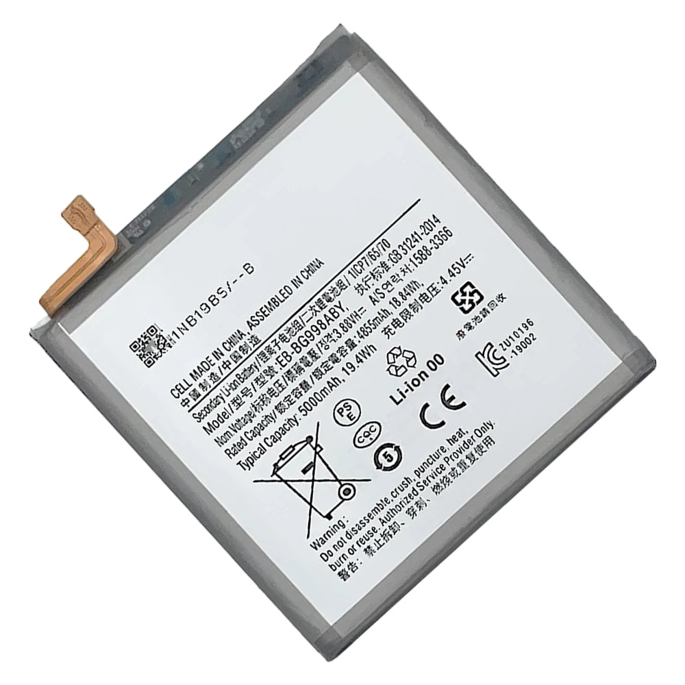 5000mAh Battery Replacement For Samsung Galaxy S21 Ultra G998 5G EB-BG998ABY